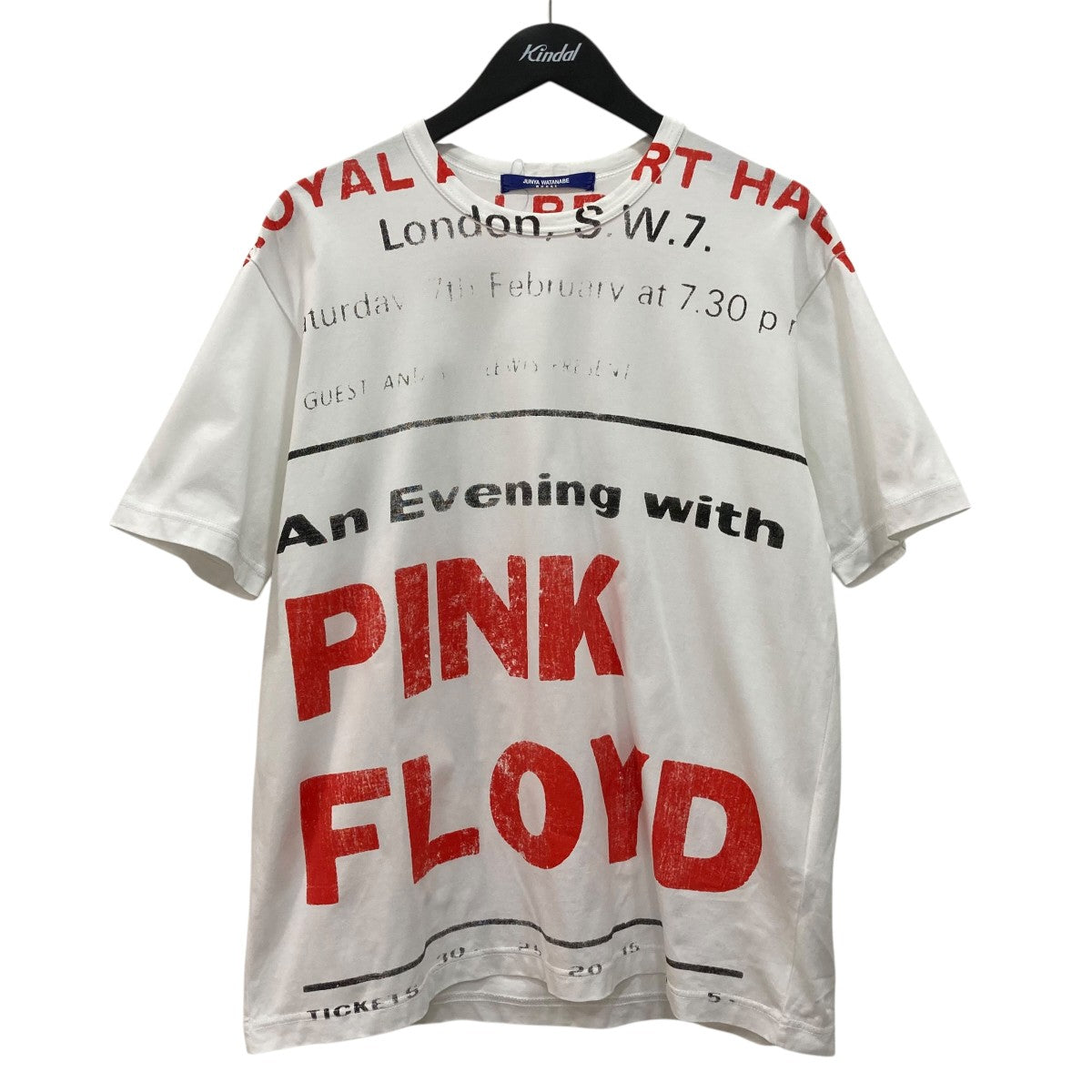 綿度詰め天竺 PINK FLOID半袖ＴシャツWNT005
