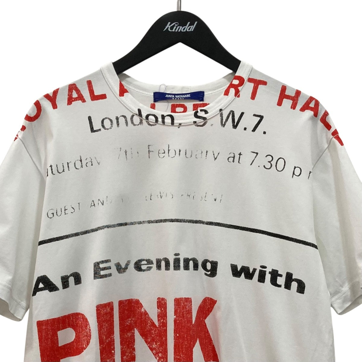 綿度詰め天竺 PINK FLOID半袖ＴシャツWNT005