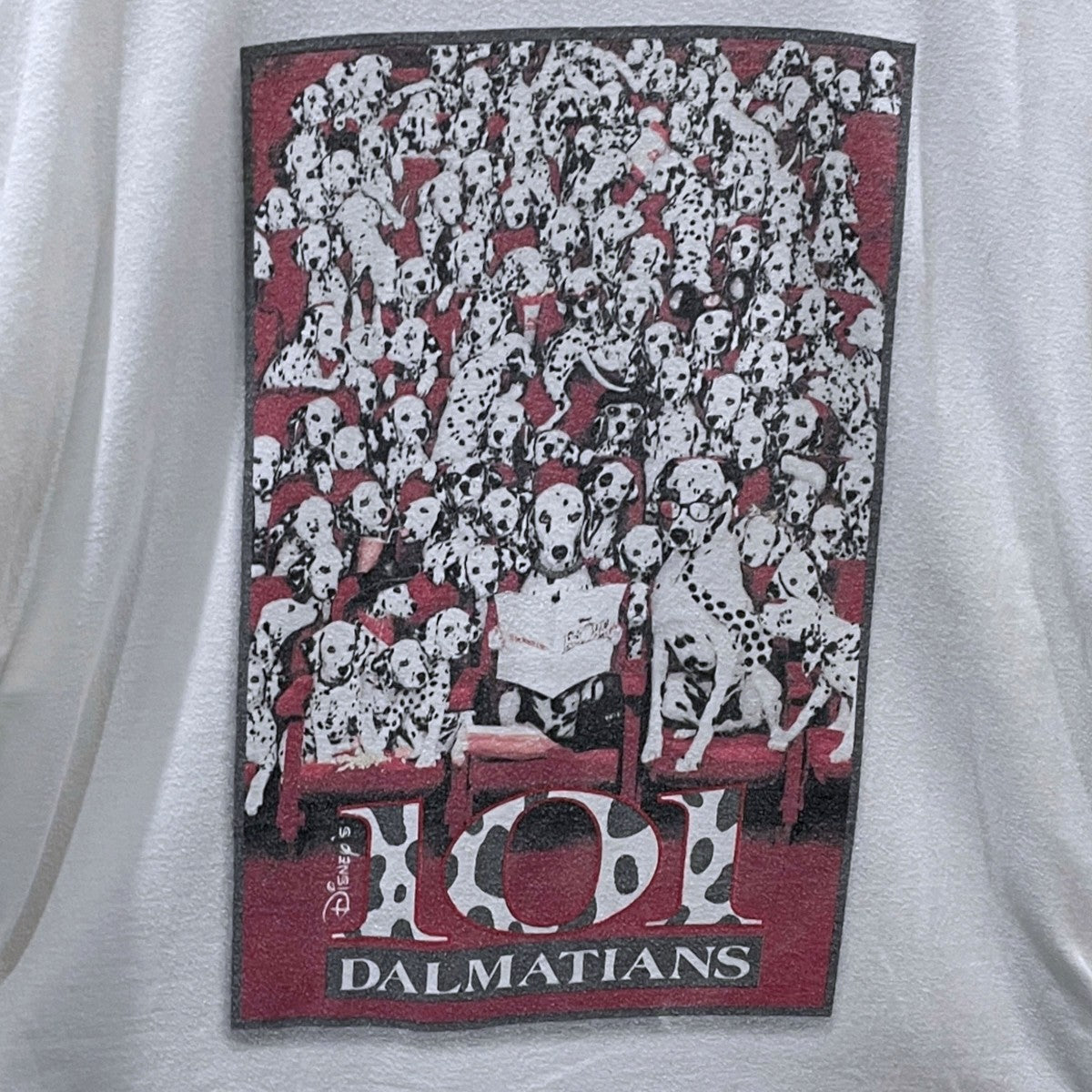 1991年 101匹わんちゃん プリントTシャツ Disney 101 Dalmatians Movie Theater T-Shirt