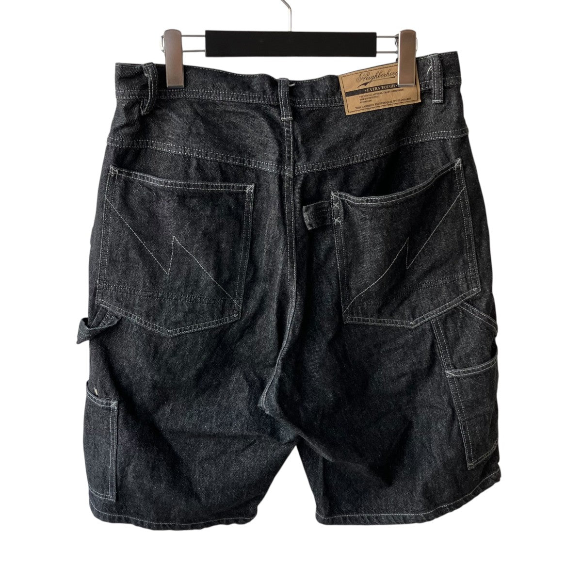 NEIGHBORHOOD 25SSDENIM PAINTER SHORT PANTSハーフパンツ251AQNH-PTM04 古着・中古-2枚目のアイテム画像