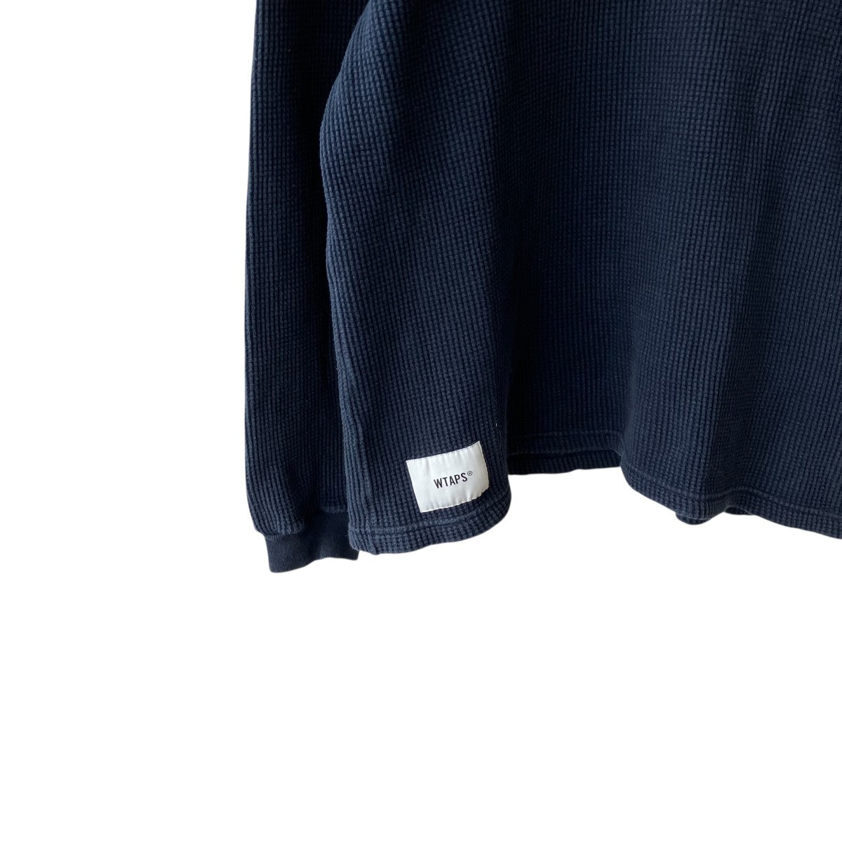 Wtaps Waffle ／ LS ／ Cotton． Loose． Sign長袖Tシャツ222ATDT-CSM15
