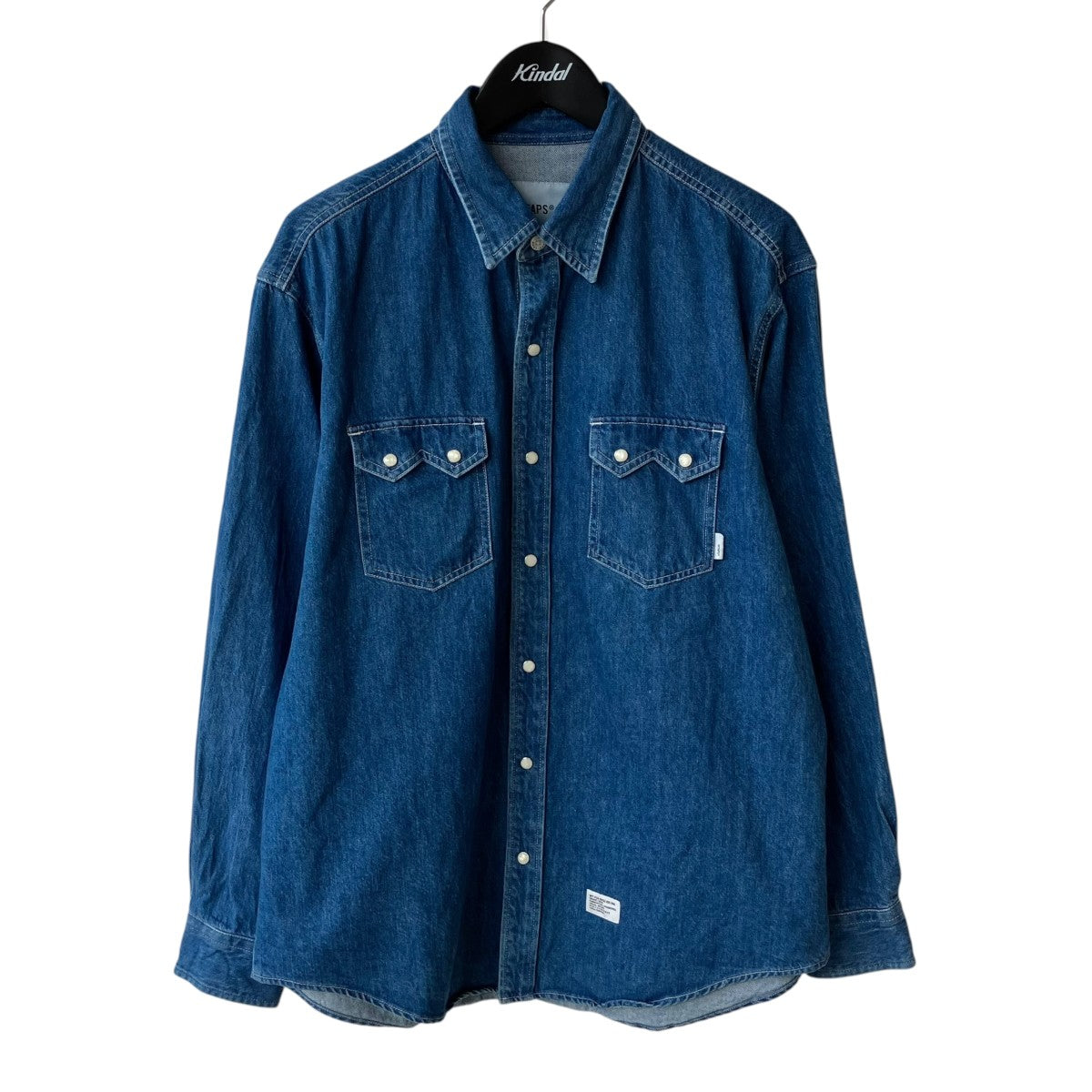 26SSALLMAN LS   COTTON． DENIMデニムシャツ261CWDT-SHM03