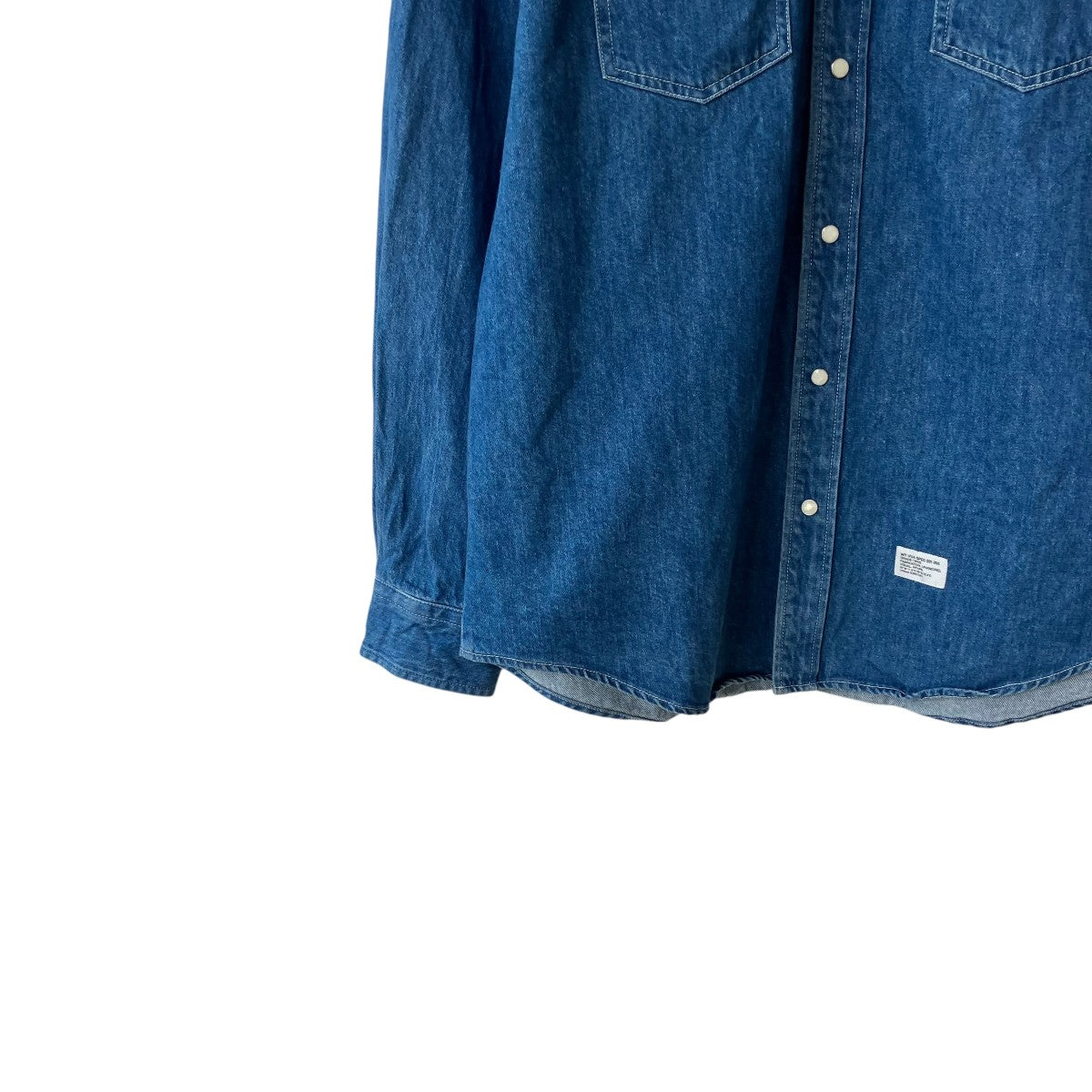26SSALLMAN LS   COTTON． DENIMデニムシャツ261CWDT-SHM03