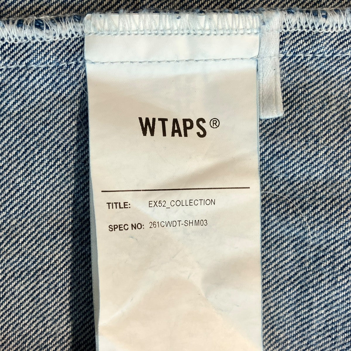 26SSALLMAN LS   COTTON． DENIMデニムシャツ261CWDT-SHM03
