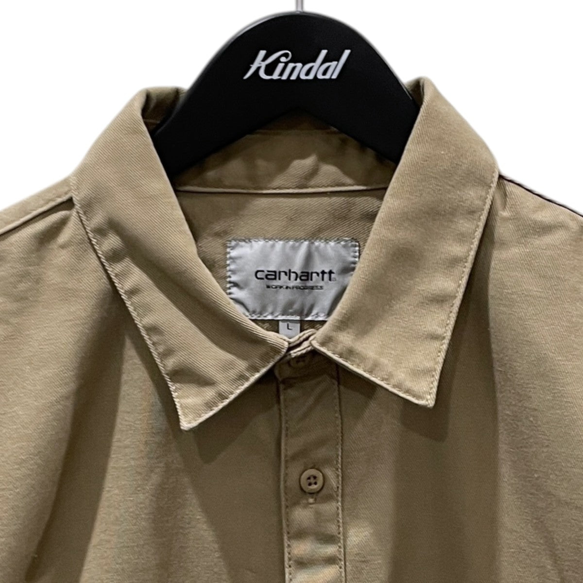 CARHARTT WIP ロゴ刺繍長袖シャツ L／S Module Script Shirt ロングスリーブ モジュール スクリプト シャツ IO33768 古着・中古-3枚目のアイテム画像