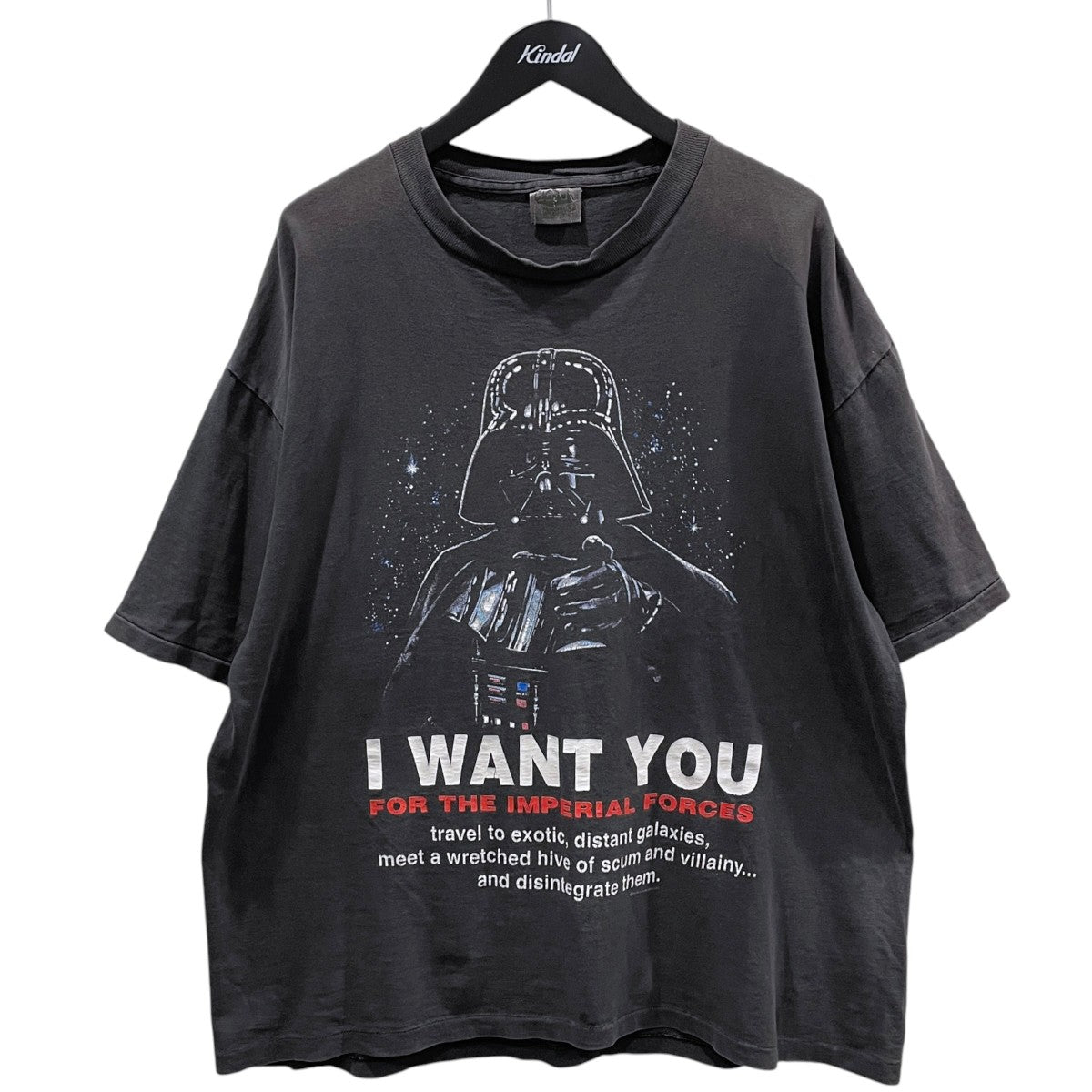 90s プリントTシャツ STAR WARS Darth Vader I WANT YOU FOR THE IMPERIAL FORCES スター・ウォーズ ダース・ベイダー