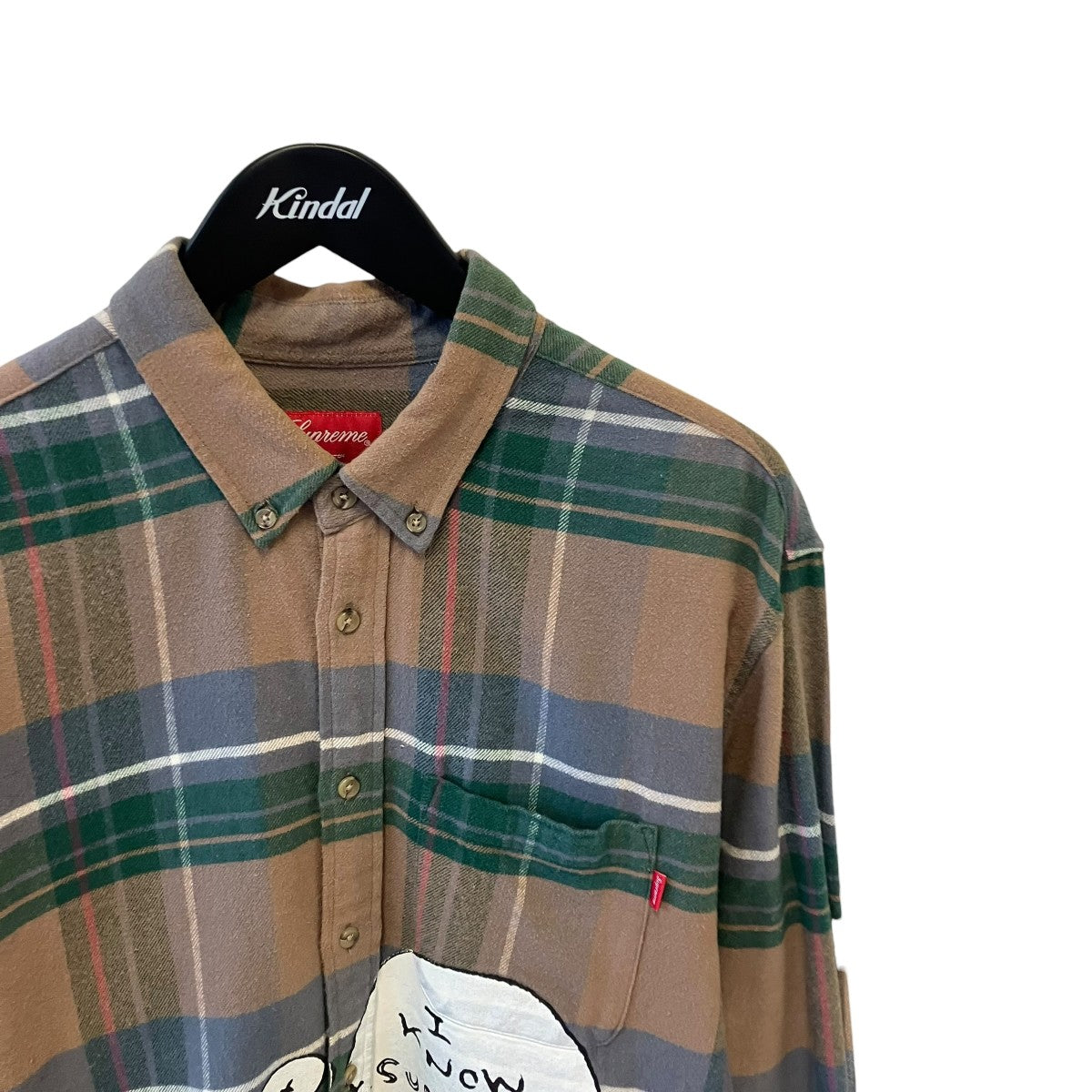 20SSDaniel Johnston Plaid Shirt長袖シャツ