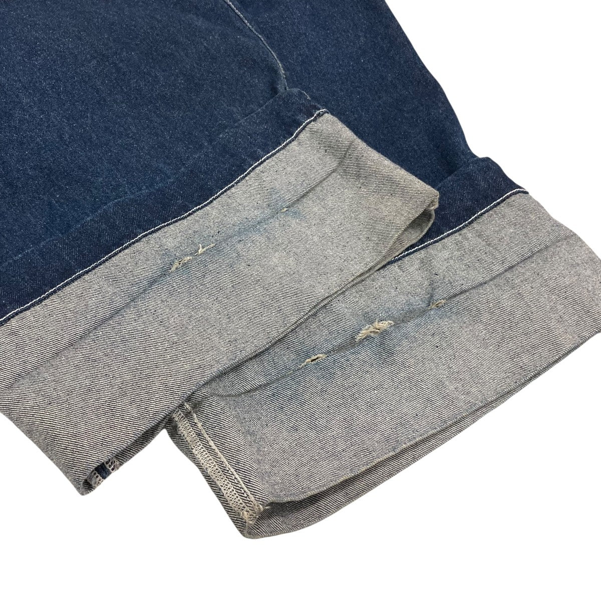 ビジュー装飾 WIDE LEGデニムパンツ