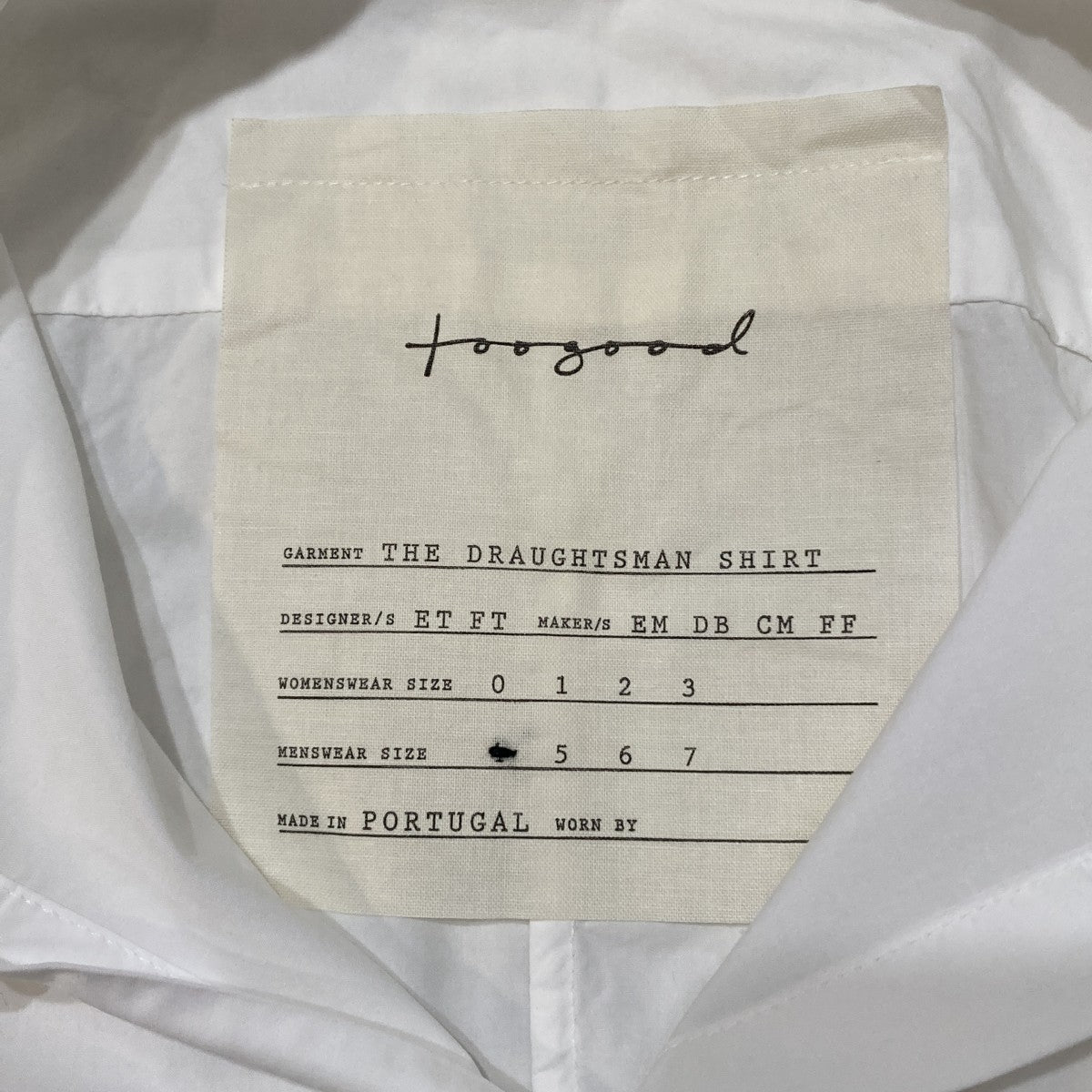 THE DRAUGHTSMAN SHIRT長袖シャツ