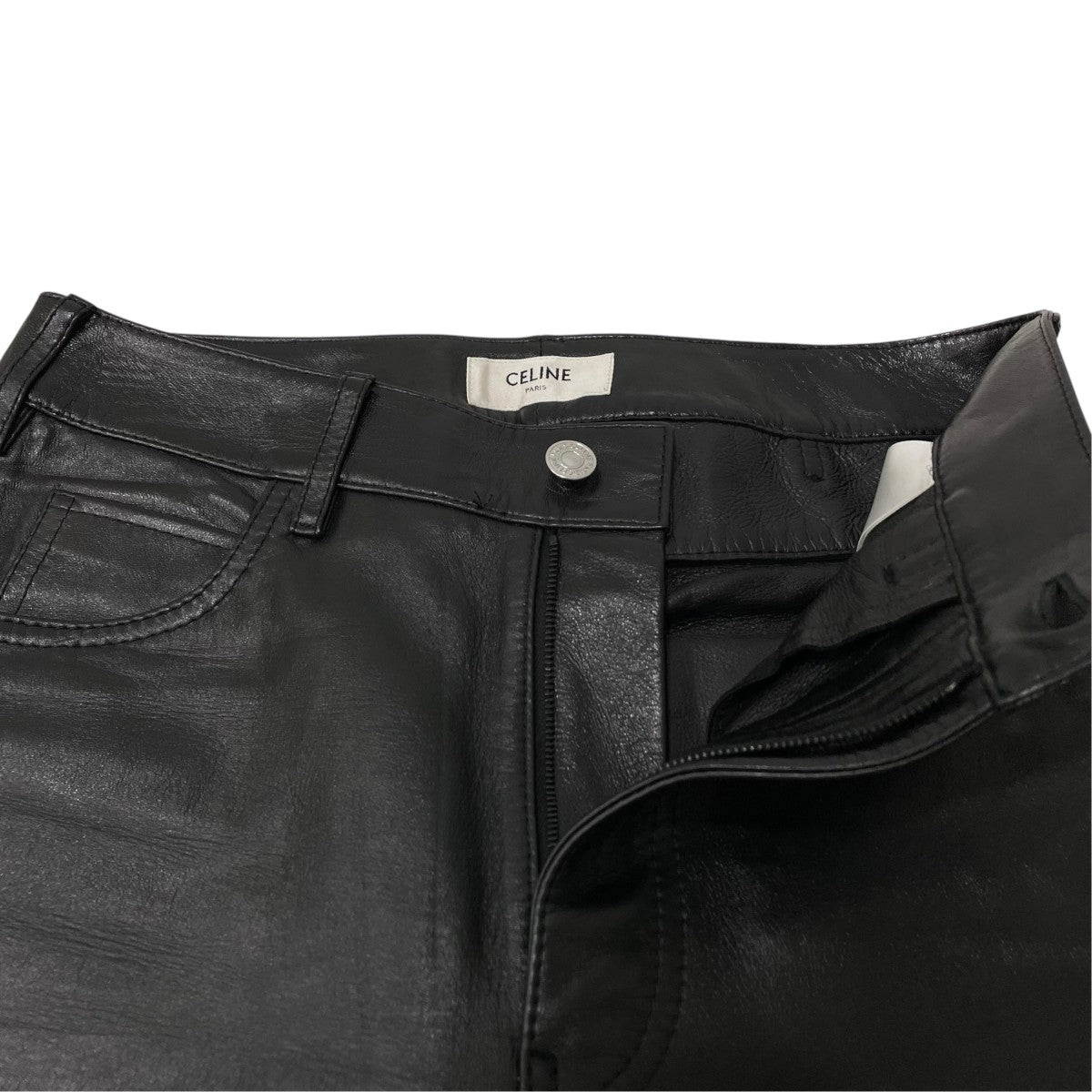 by Hedi Slimane ルージーンズレザーパンツ2G300280D