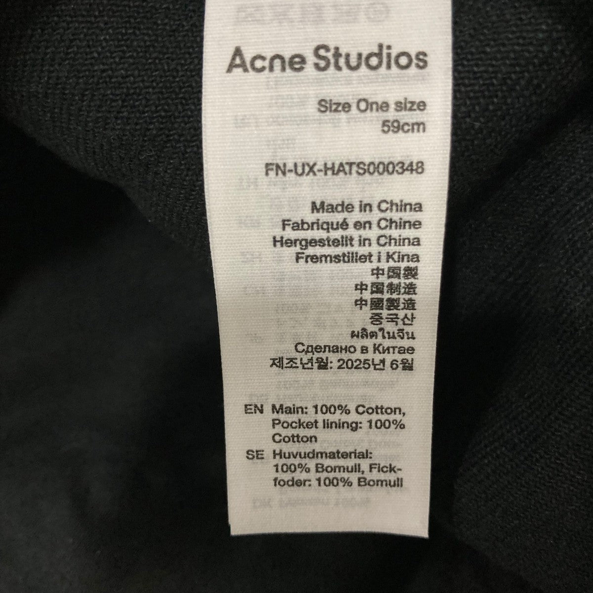 ダメージ加工キャップFNUXHATS000348