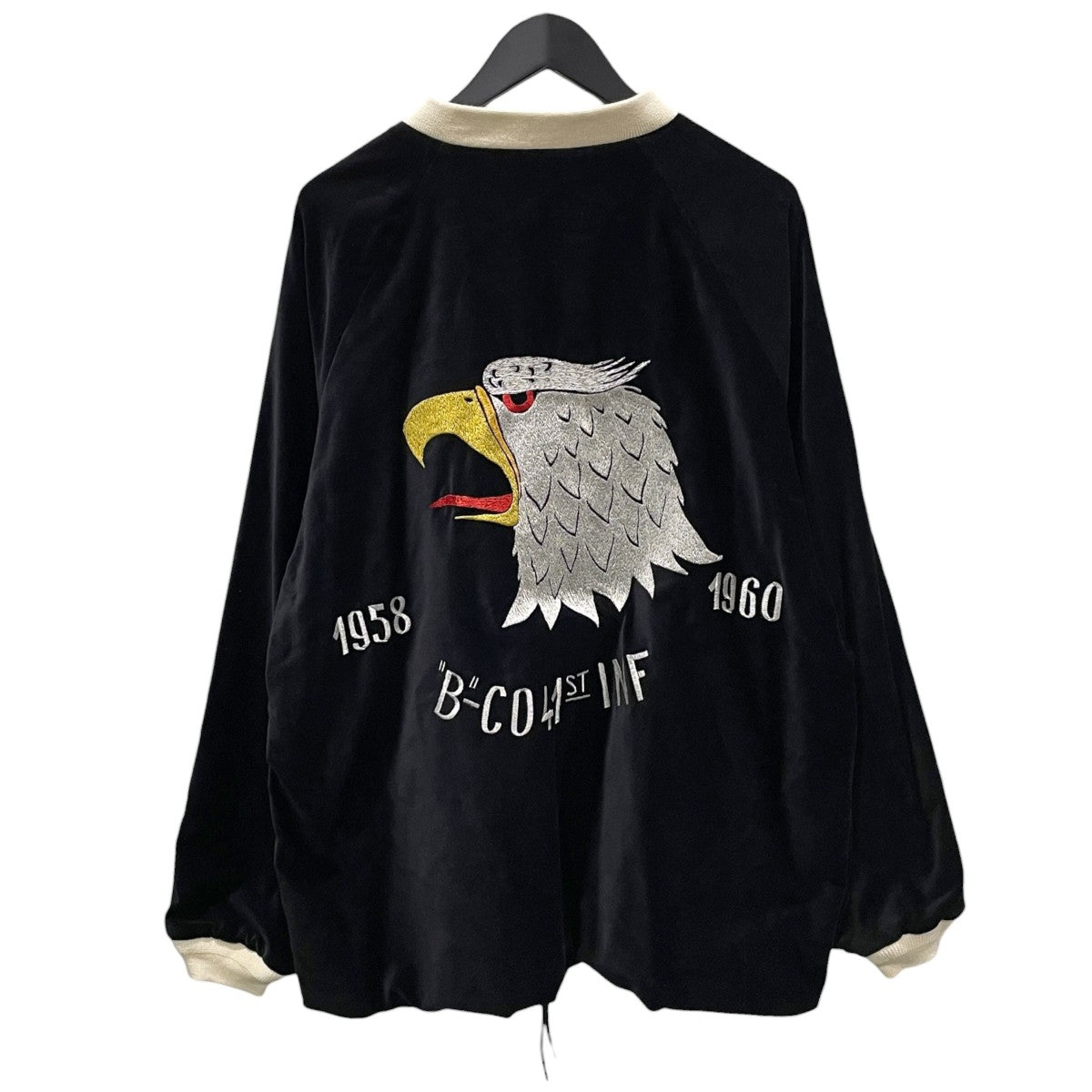 26SS ベロアスーベニアリバーシブルジャケット Velor Souvenir Reversible JKT(EAGLE ＆ GIRL 1958-1960) CLSS-2615BK／WT