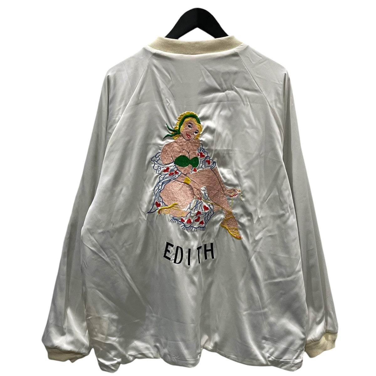 26SS ベロアスーベニアリバーシブルジャケット Velor Souvenir Reversible JKT(EAGLE ＆ GIRL 1958-1960) CLSS-2615BK／WT