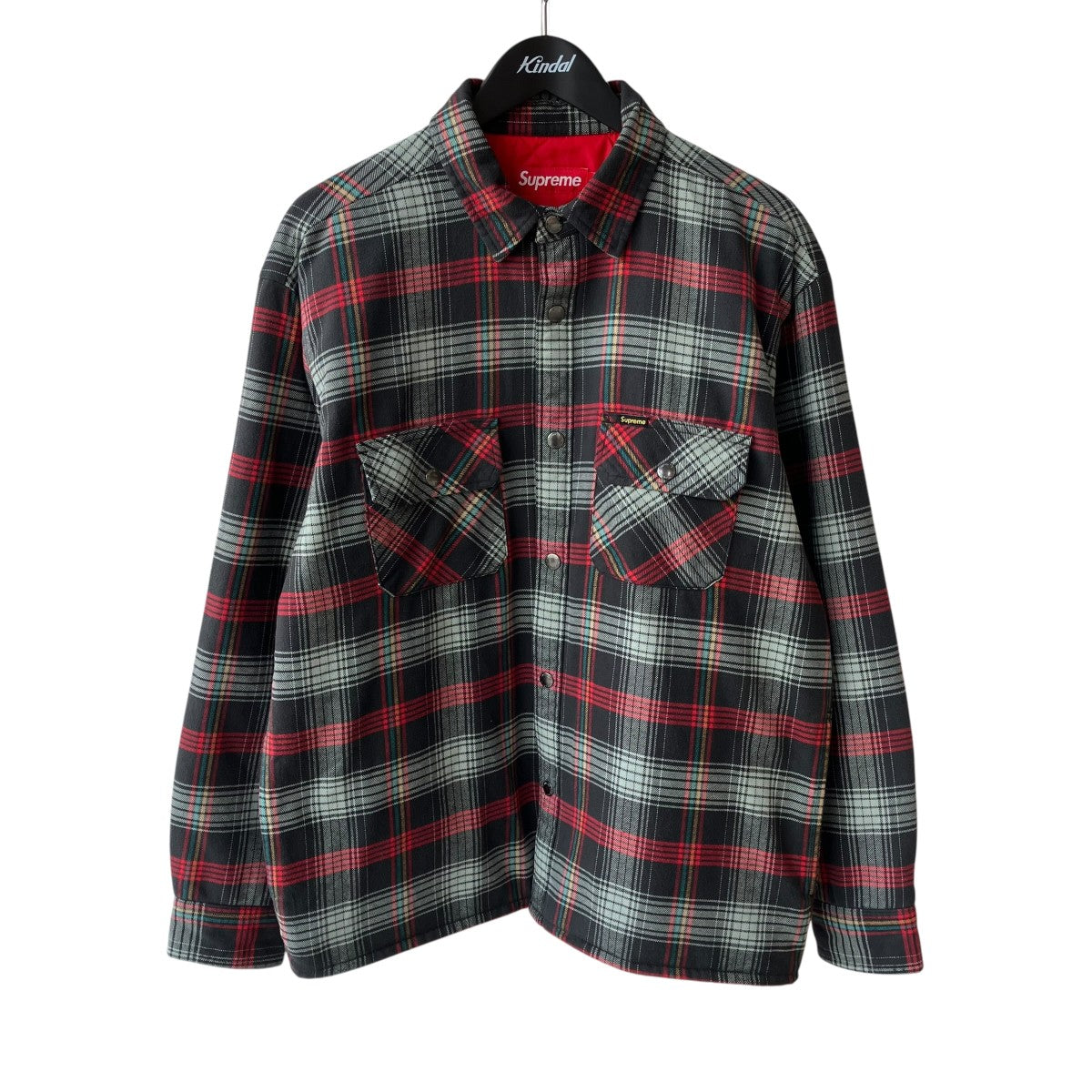 26SSQUILTED LINED FLANNEL SNAP SHIRTジャケット