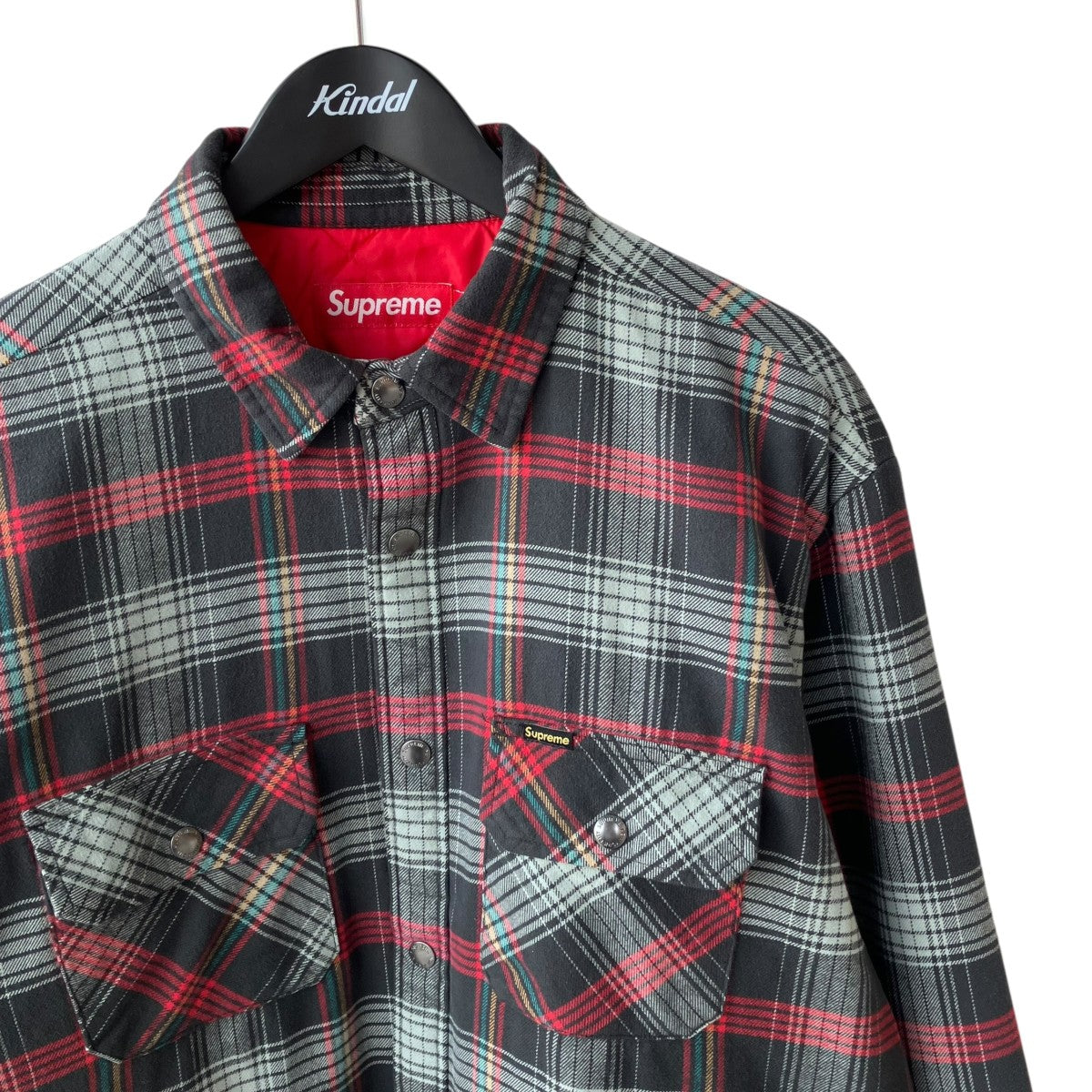 26SSQUILTED LINED FLANNEL SNAP SHIRTジャケット