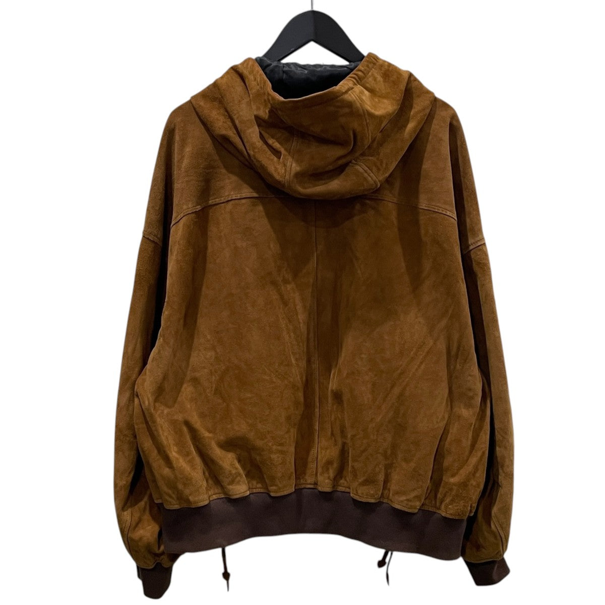 25SS スウェードフーデッドジャケット KINCHAKU ZIPUP HOODIE キンチャクジップアップフーディー SH-01-RF．AR-SUEDE-2