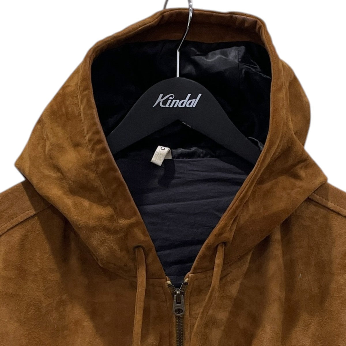 25SS スウェードフーデッドジャケット KINCHAKU ZIPUP HOODIE キンチャクジップアップフーディー SH-01-RF．AR-SUEDE-2