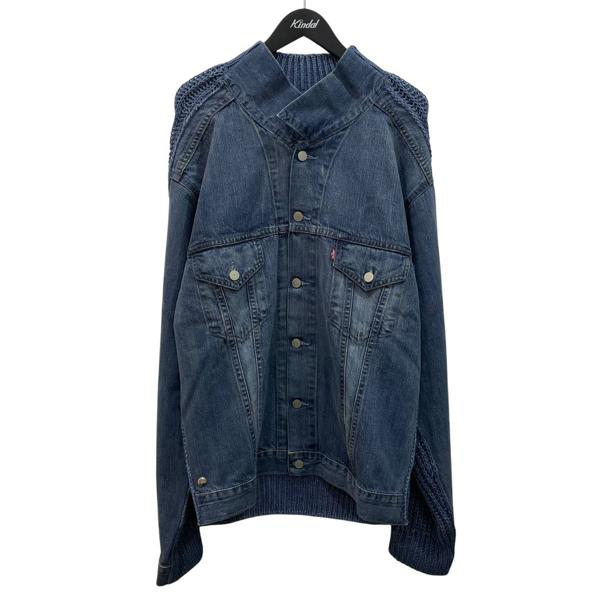 N°79 DOCKING DENIM SWEATER JACKETドッキングジャケット18EDJA