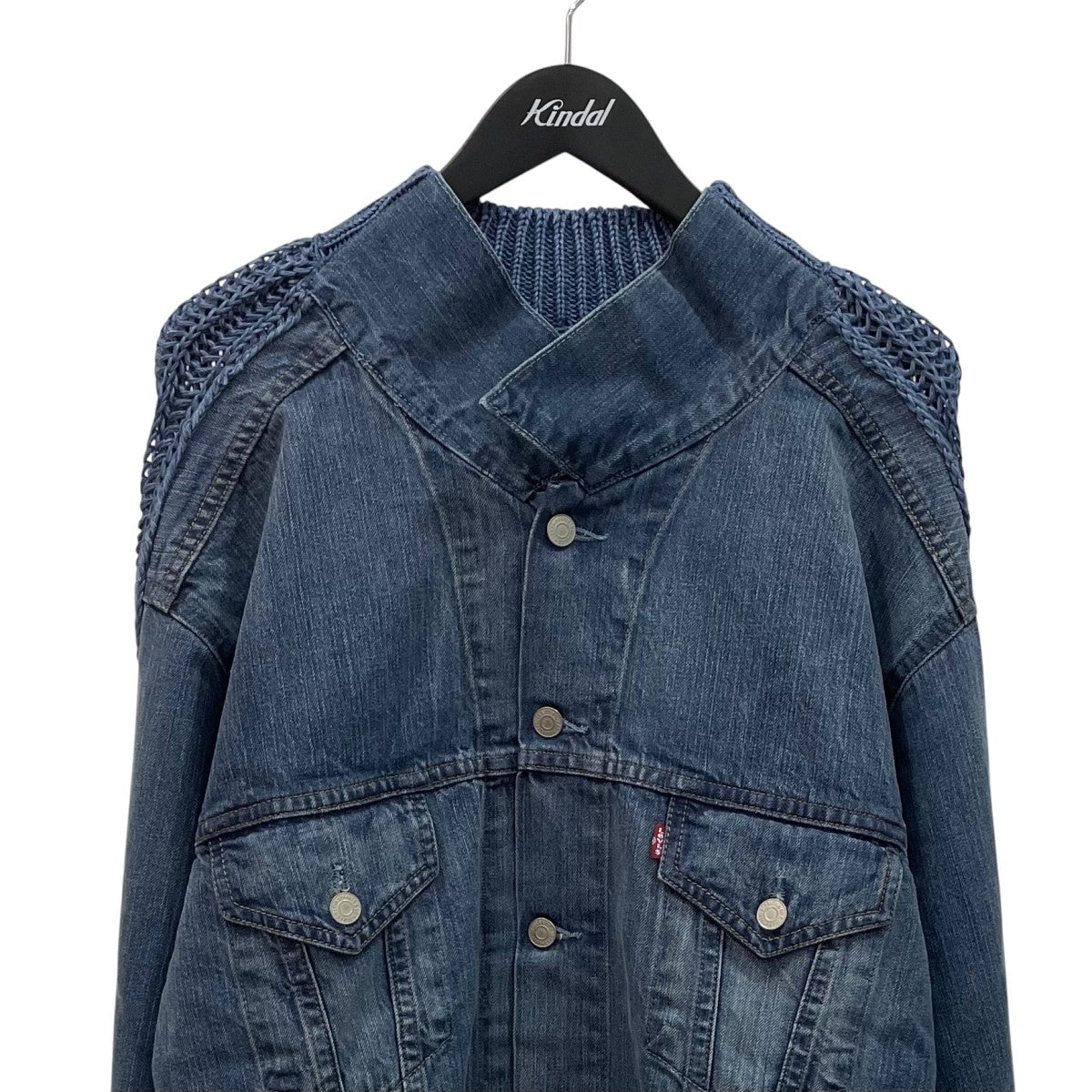 N°79 DOCKING DENIM SWEATER JACKETドッキングジャケット18EDJA