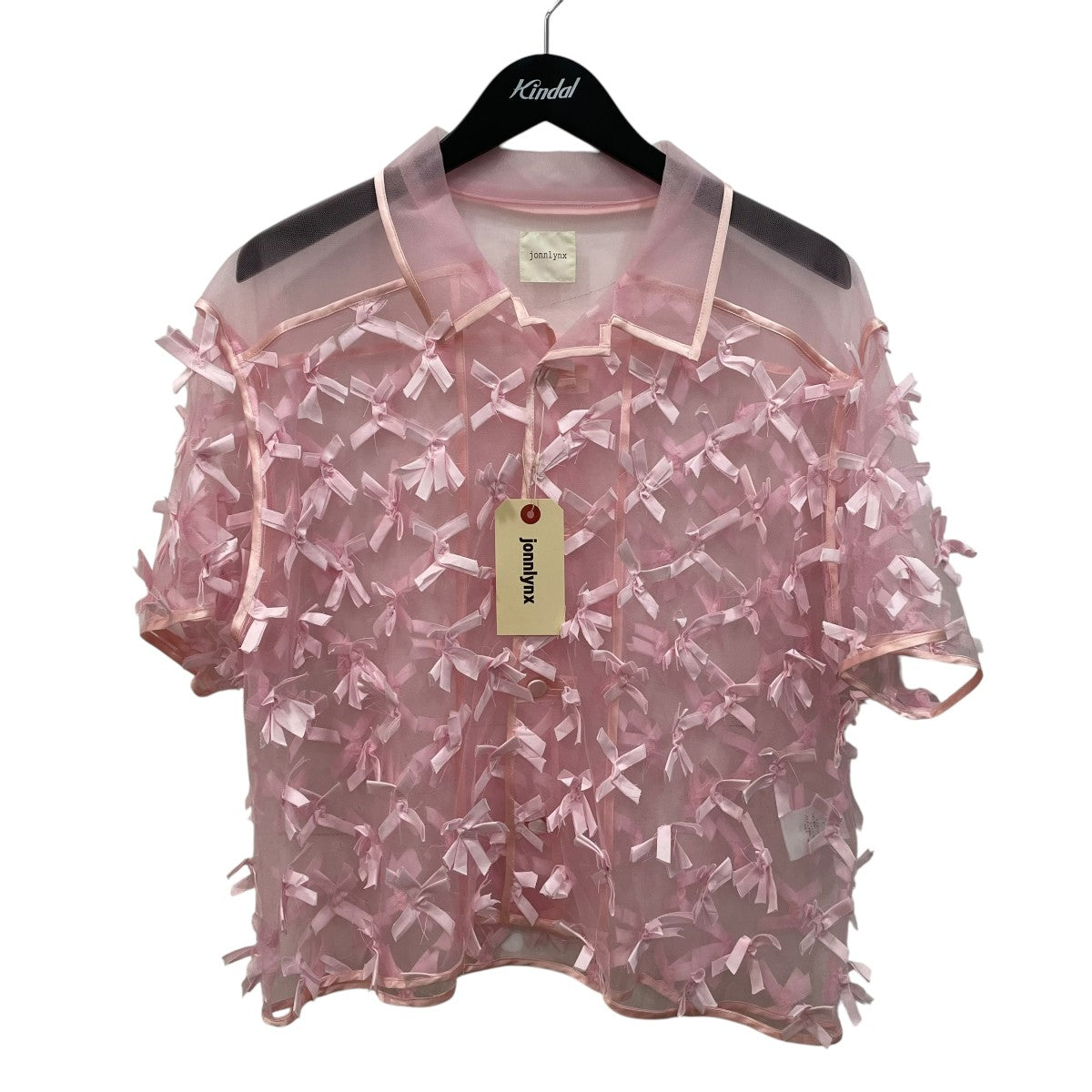 ribbon tulle shirts半袖シアーシャツJL225SH984