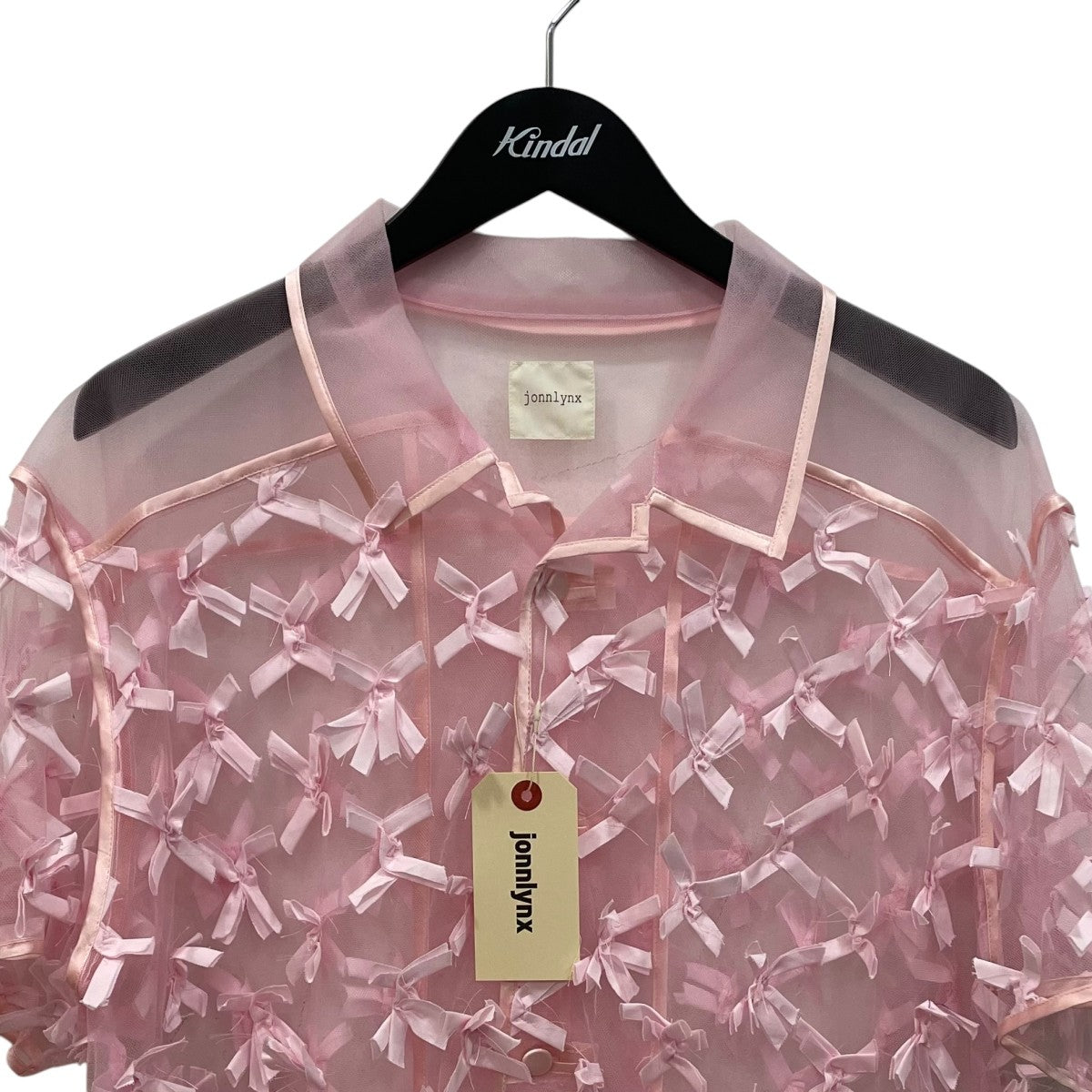 ribbon tulle shirts半袖シアーシャツJL225SH984