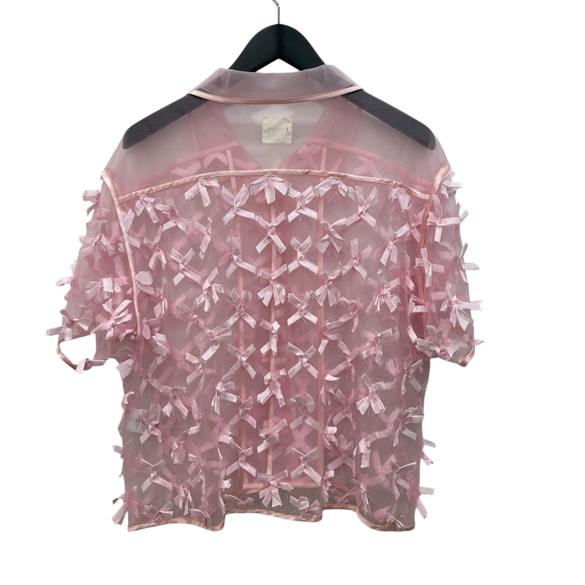 ribbon tulle shirts半袖シアーシャツJL225SH984