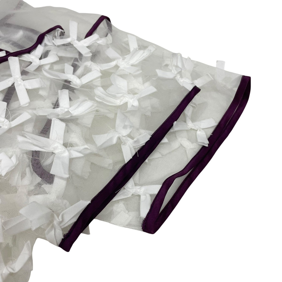 ribbon tulle shirts半袖シアーシャツJL225SH984