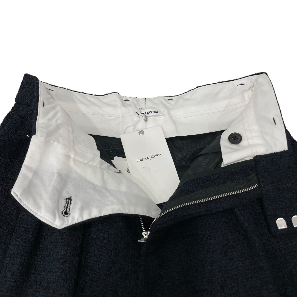 BOUCLE HIP-BELTED 2-INTUCK BLOOMERSハーフパンツFUMPT001