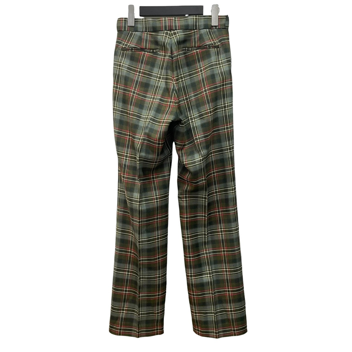 TARTAN PLAID ADJUSTABLE BELTED PANTSチェックパンツFUUPT007