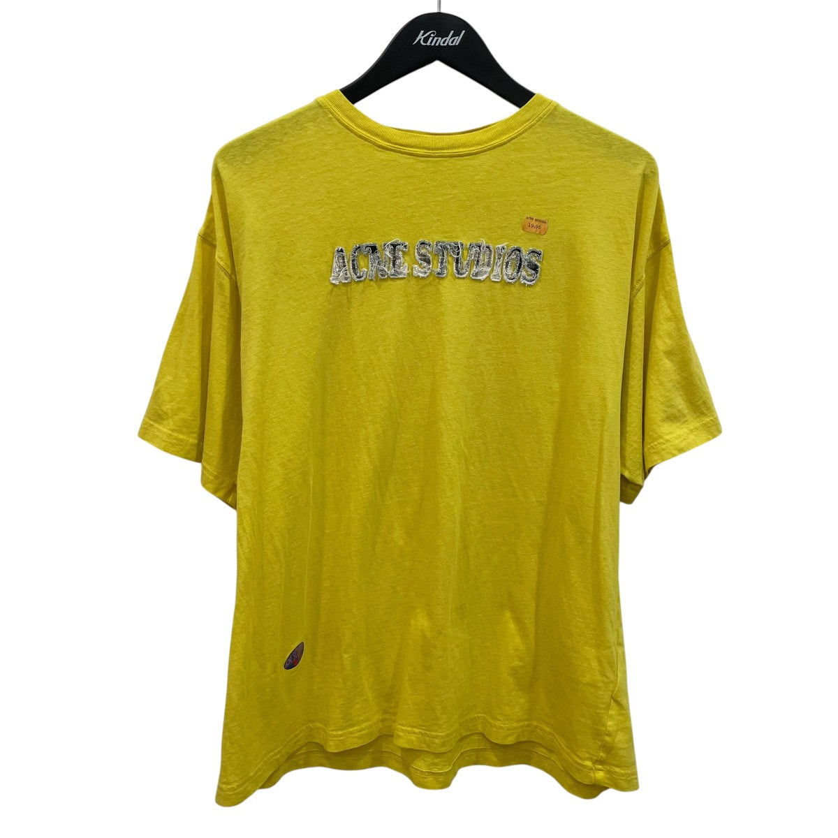ACNE STUDIOS(アクネストゥディオズ) 半袖Tシャツ イエロー サイズ S