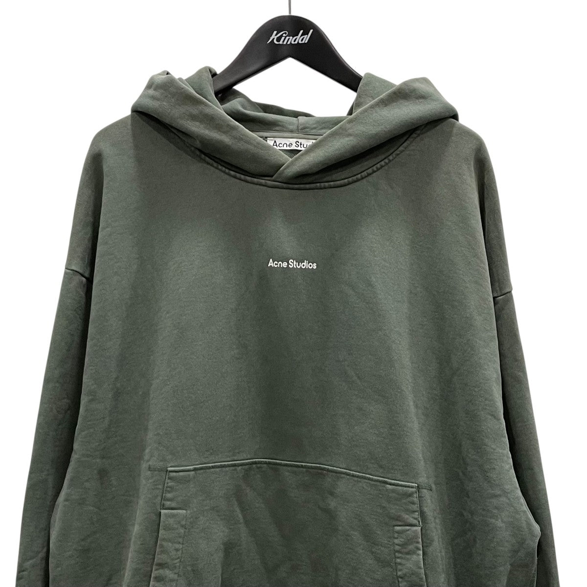 FRANKLIN H STAMP フランクリン スタンプ ロゴFaded wash フェード加工プルオーバーパーカーFNMNSWEA000261