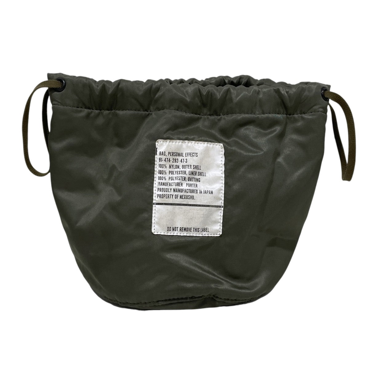20AW 巾着ポーチ PERSONAL EFFECTS BAG パーソナルエフェクトバッグ