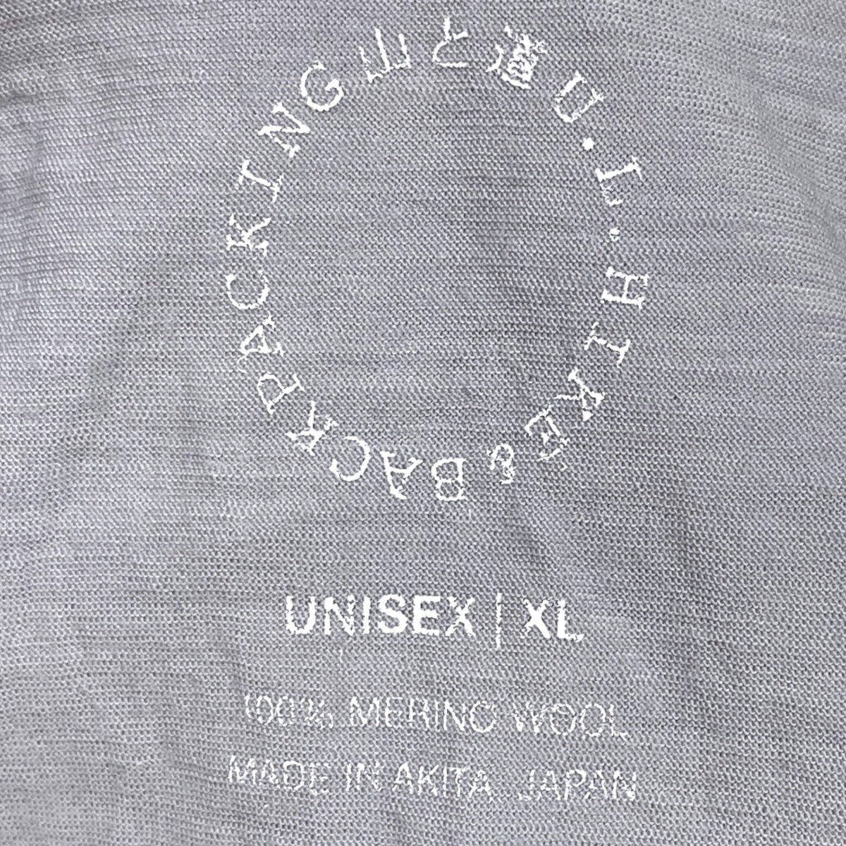 長袖カットソー 100％ merino light long sleeve 100パーセント メリノ ライト ロングスリーブ