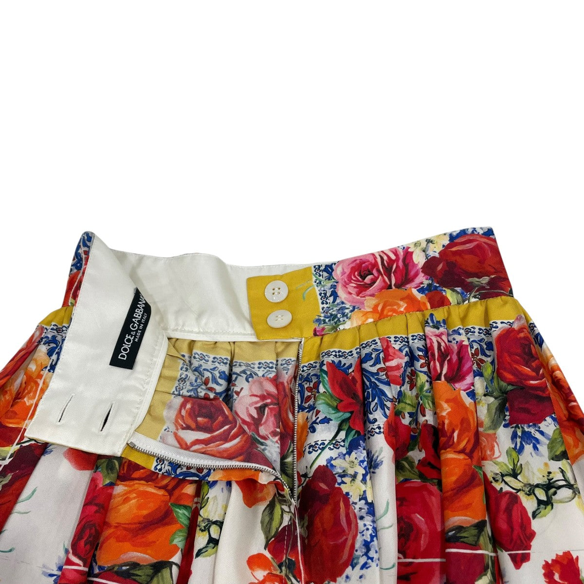 DOLCE ＆ GABBANA(ドルチェアンドガッバーナ) 花柄フレアスカート