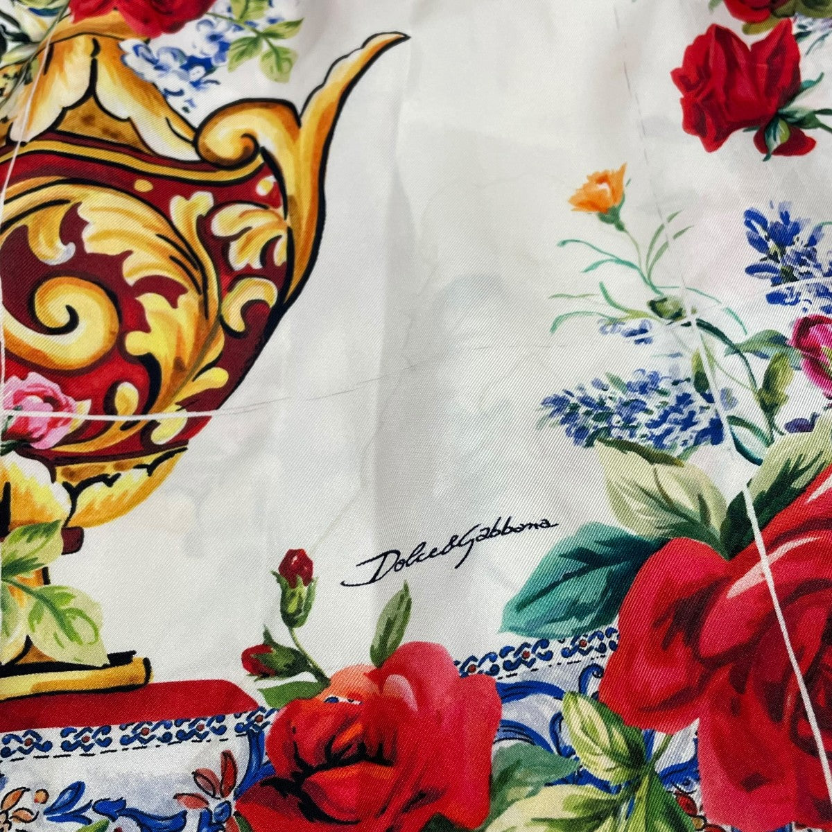 最終価格　DOLCE & GABBANA フレアスカート 36 DOLCE ＆ GABBANA(ドルチェアンドガッバーナ) 花柄フレアスカート