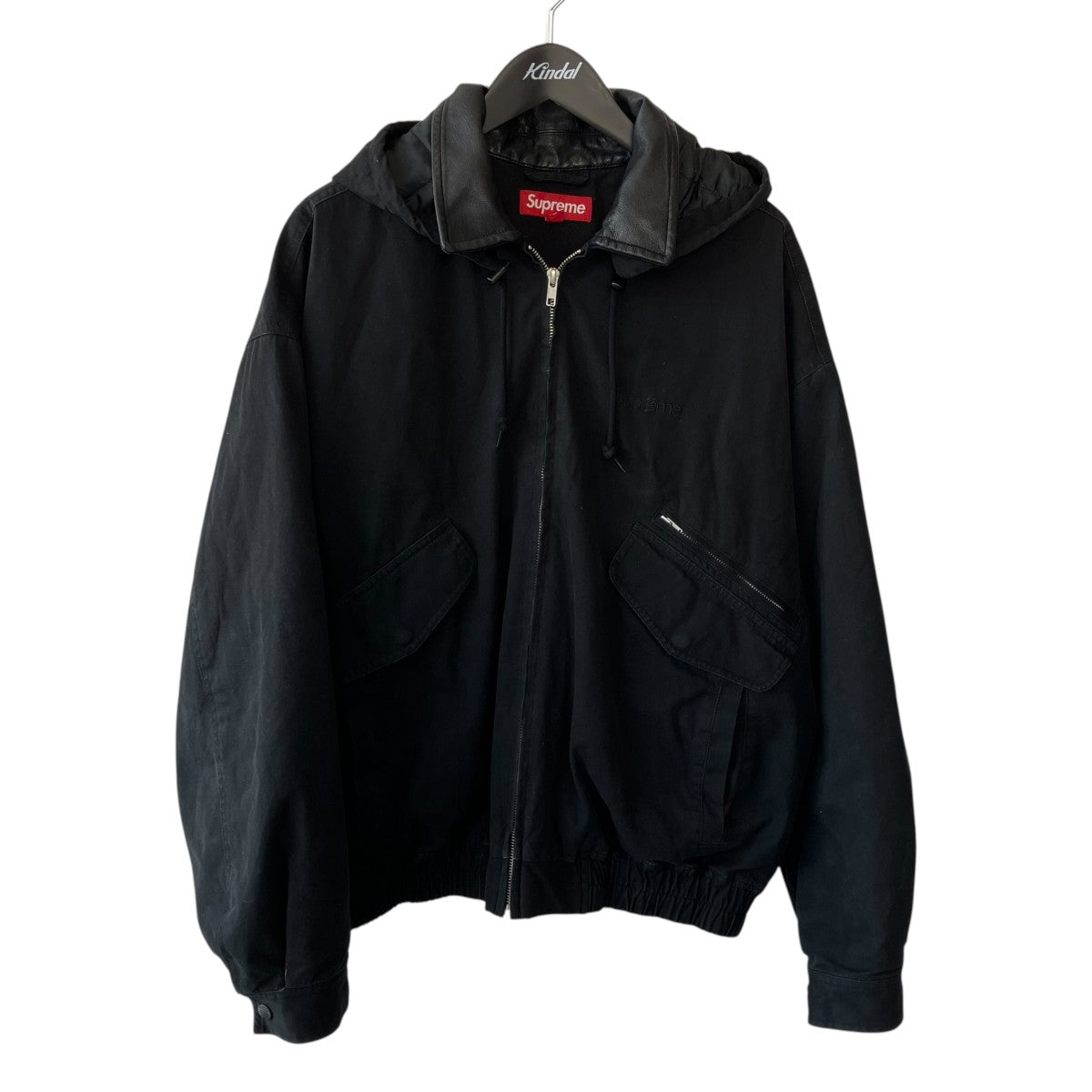 24AWLeather Collar Utility Jacketジャケット