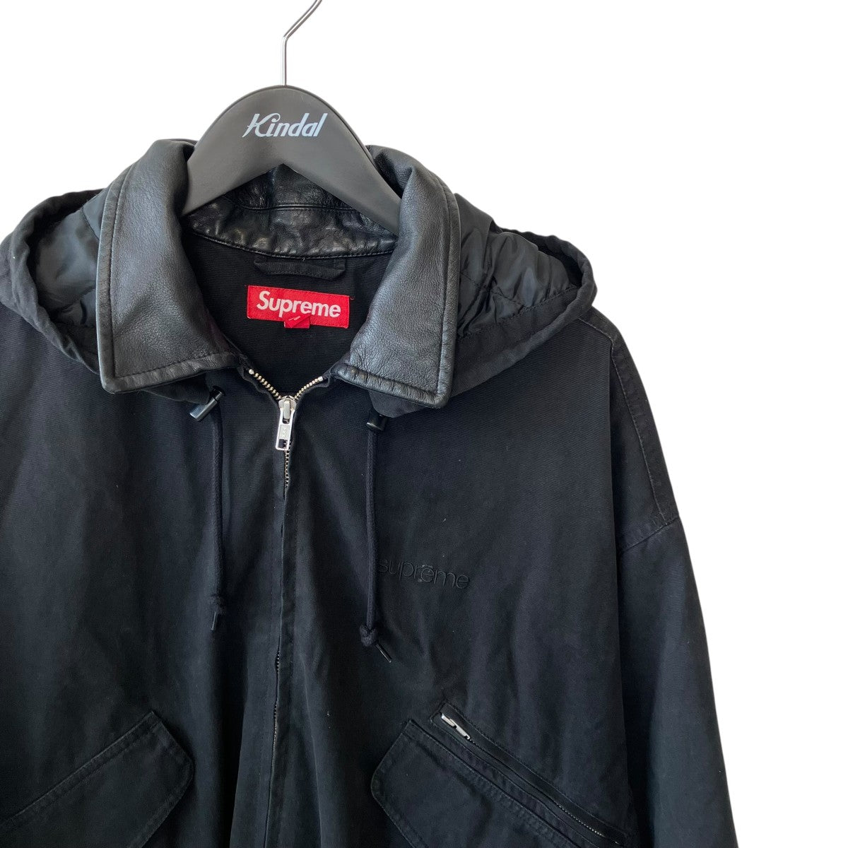24AWLeather Collar Utility Jacketジャケット
