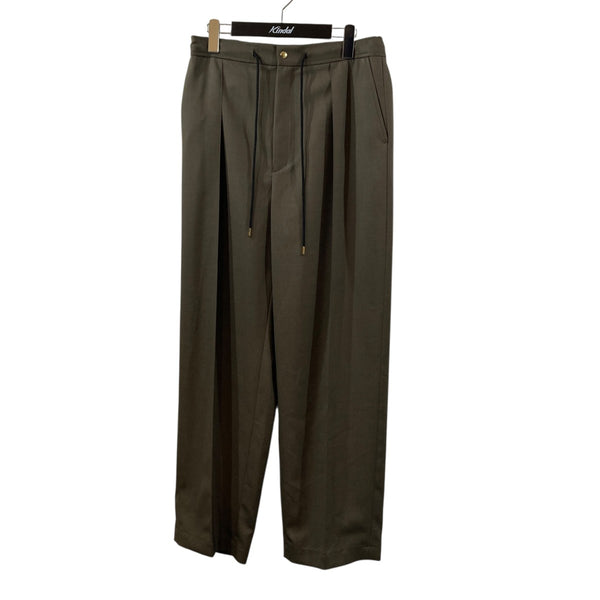 CULLNI(クルニ) 別注 Gabardine Pin Tuck PantスラックスCU-058-ST CU