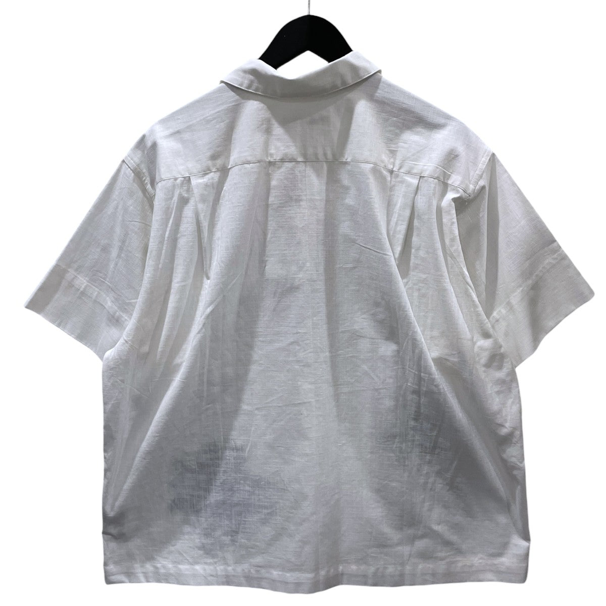 26SS パッチワーク刺繍オープンカラー半袖シャツ UNIFORM SHIRT ユニフォームシャツ SSS26SHU
