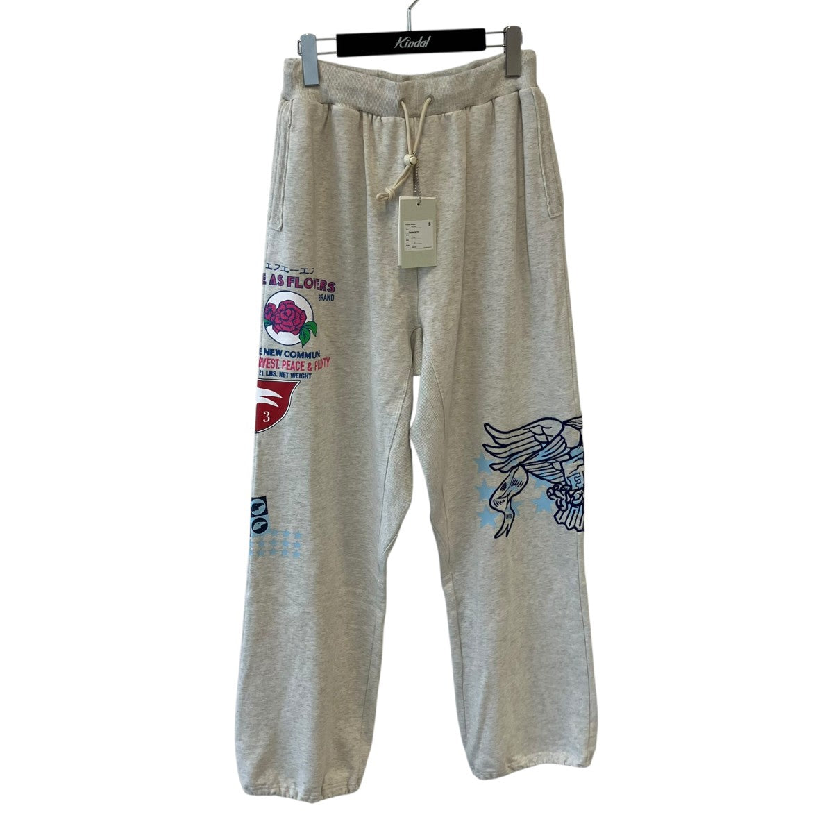 Printed Baggy Sweat Pantsパンツ4121202