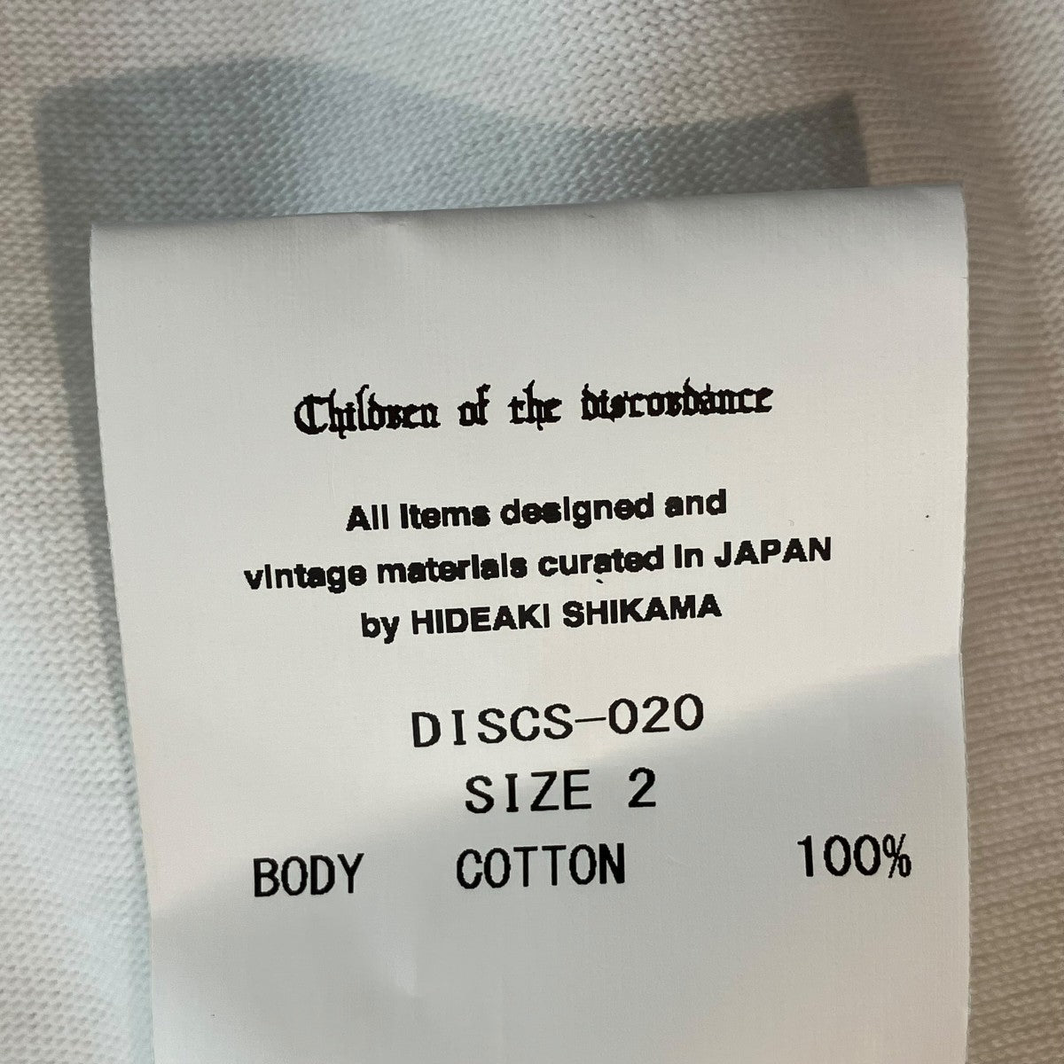 DOT EMBROIDERY TEETシャツDISCS-020