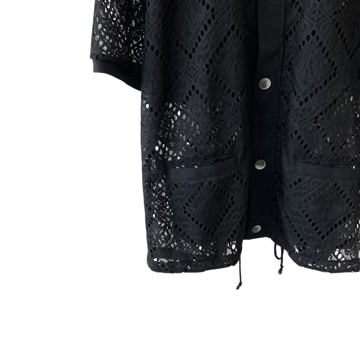 Azuma(アズマ) 26SSDATURA LACE KNIT SHIRT S S半袖シャツ26SH-KN-01