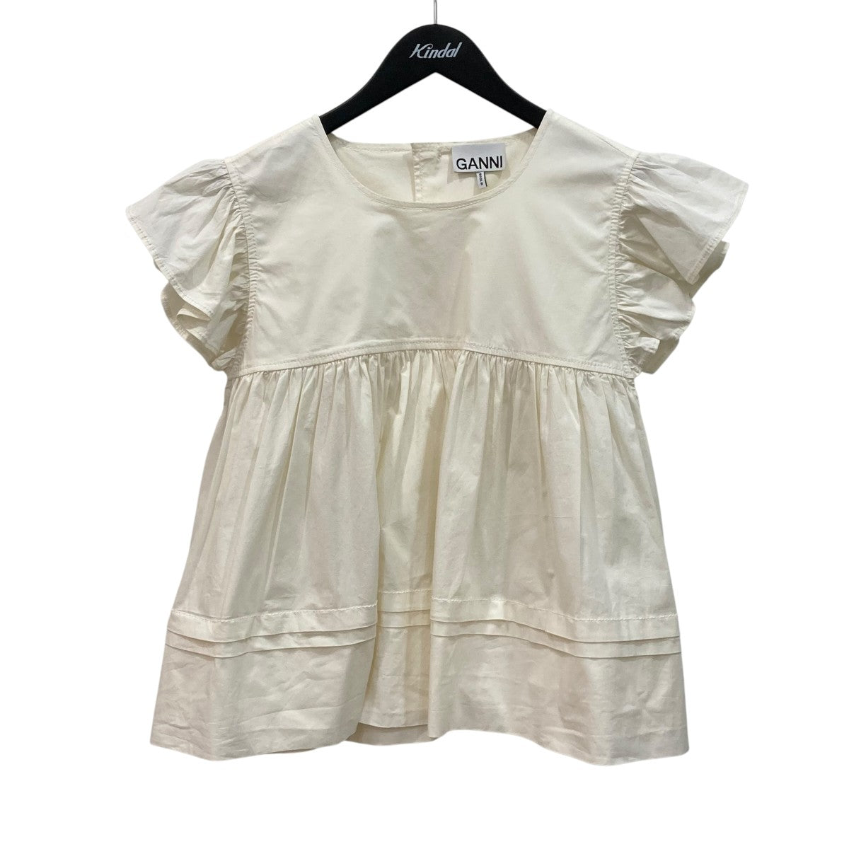 Ganni ノースリーブブラウスW0623 古着・中古-1枚目のアイテム画像