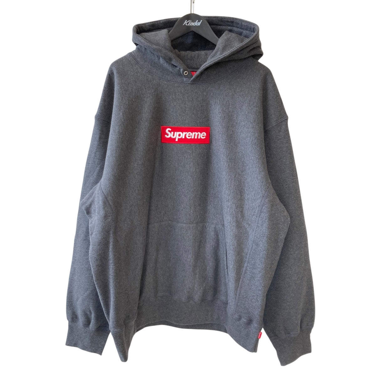 Supreme(シュプリーム) BOX LOGO HOODIEプルオーバーパーカー グレー