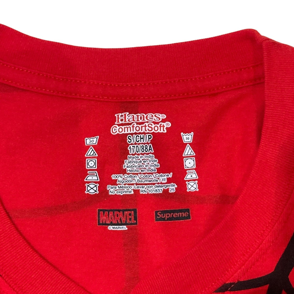 26SSSupreme x Hanes Spider-Man Tagless TeeTシャツ／半袖カットソー