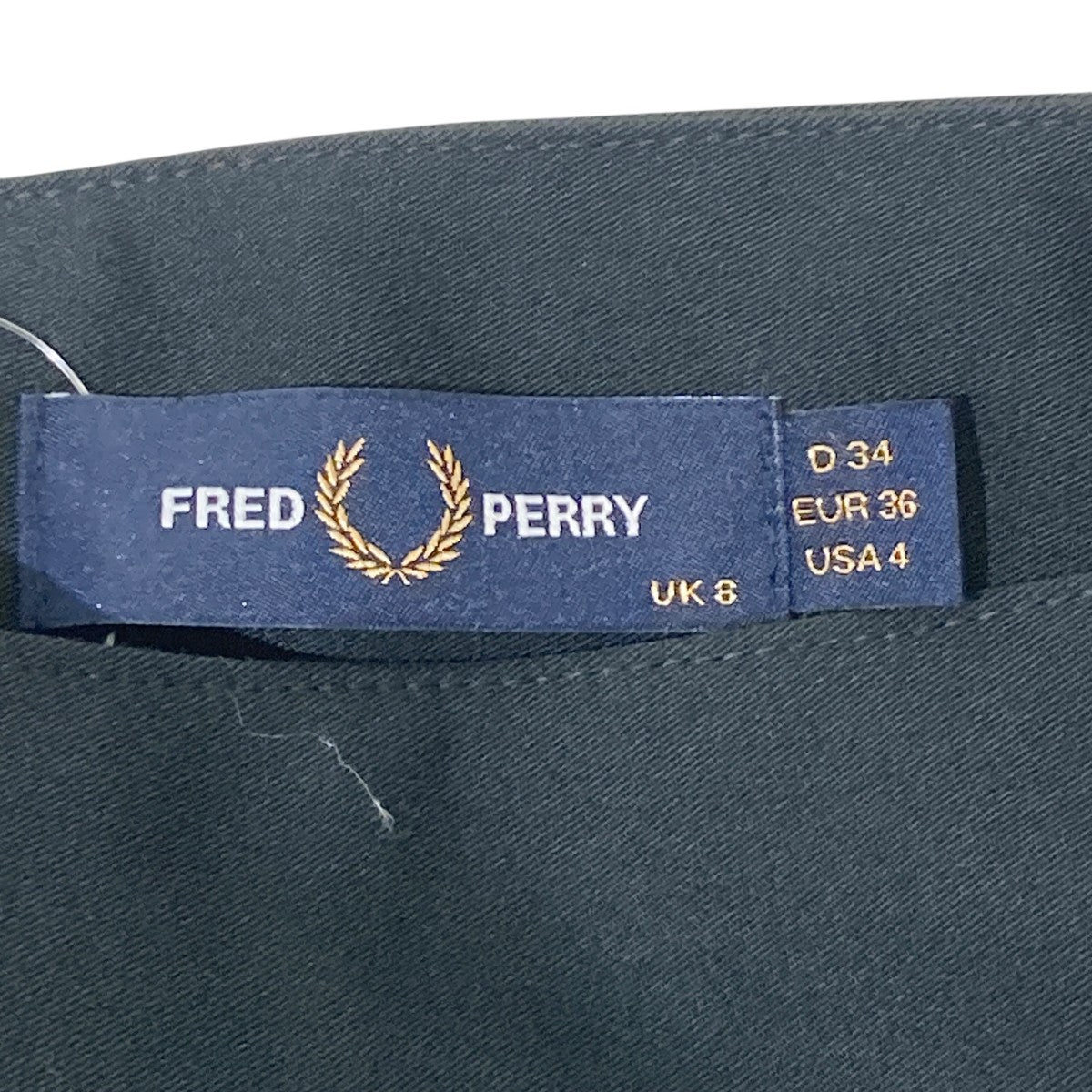 FRED PERRY Tennis Pleats SkirtスカートFZ8725 古着・中古-6枚目のアイテム画像