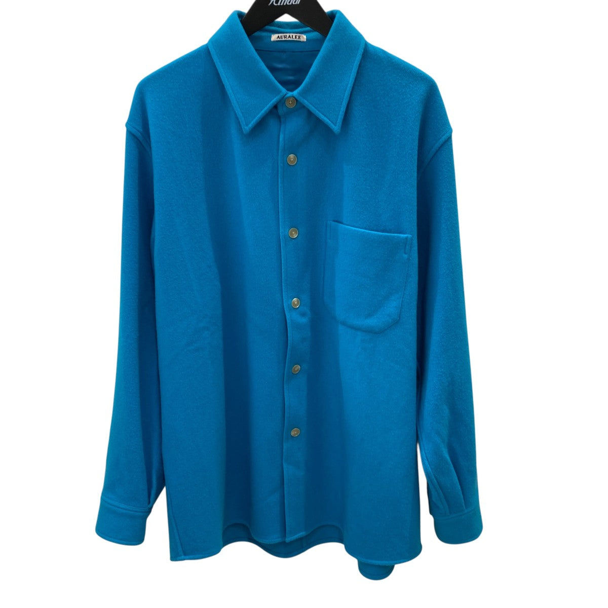 BRUSHED SUPER FINE WOOL FLANNEL SHIRT長袖シャツ／ウールシャツA24AS01KF