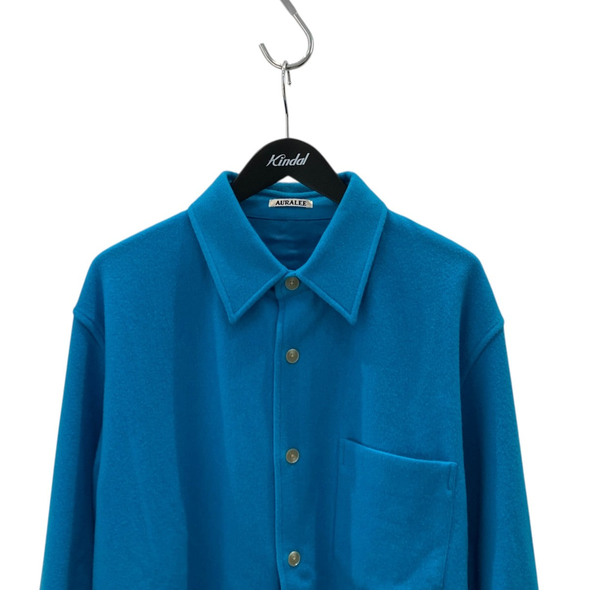 BRUSHED SUPER FINE WOOL FLANNEL SHIRT長袖シャツ／ウールシャツA24AS01KF