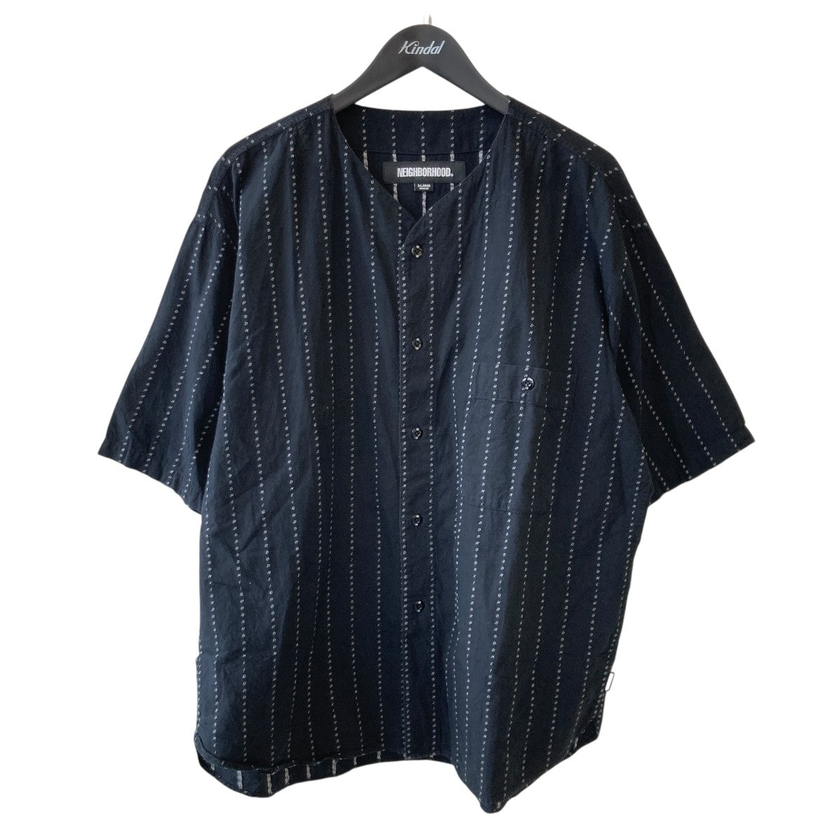 DOBBY NO COLLAR SHIRT SS半袖シャツ251TSNH-SHM09