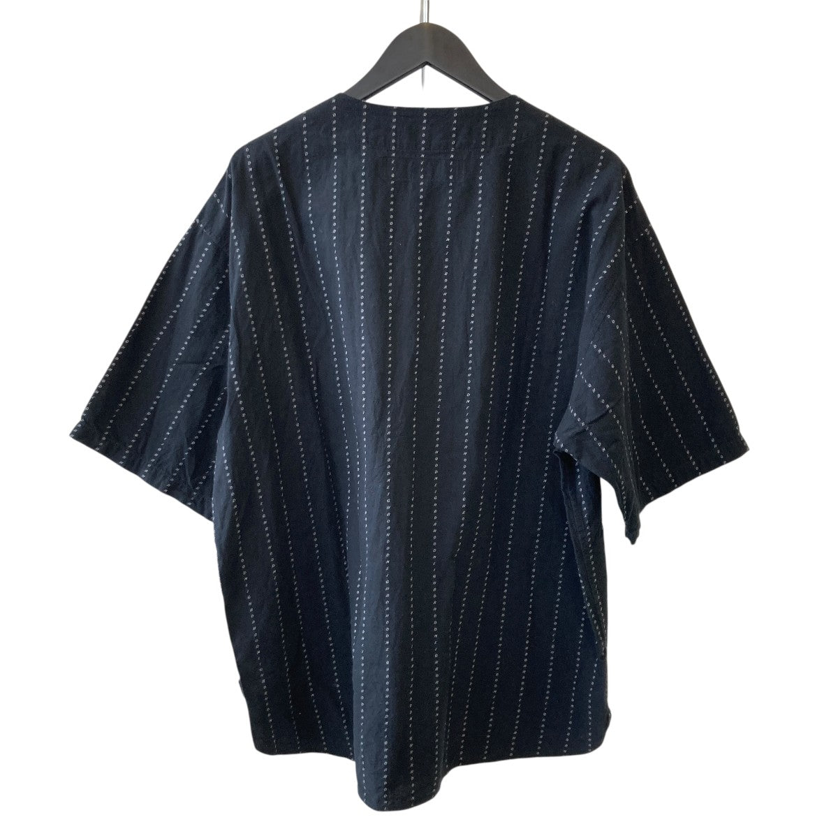 DOBBY NO COLLAR SHIRT SS半袖シャツ251TSNH-SHM09